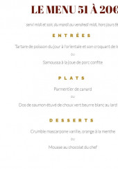 Menu Reste au 51 - Menu à 20€