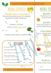 Menu ZenEatTude - Les menus