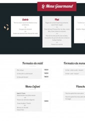 Menu Ô coin des Baugeois - Les menus gourmands