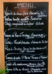 Menu La Guillemette - L'ardoise