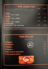 Menu 0'63 - Les assiettes et en cas