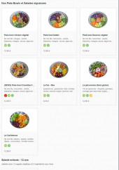 Menu Nuabol - Les poké bowls