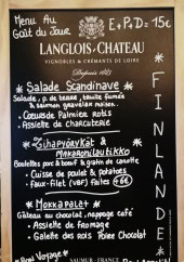 Menu Au gout du jour - Le menu