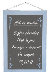 Menu Le Paddock - Menu du midi