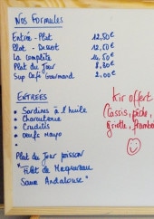 Menu Les Remparts - Exemple de menu