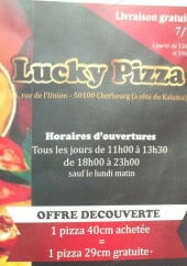 Menu Lucky Pizzas - carte et menu Lucky Pizzas Cherbourg