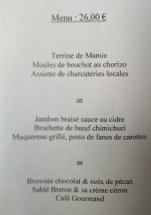 Menu Le Relais du Viaduc - Menu 26€