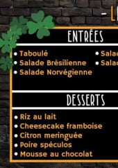 Menu 3B - Entrées, plats et desserts