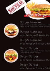 Menu Le gout d'orient - Les burgers