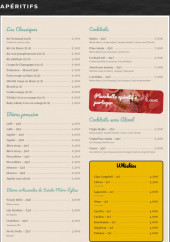 Menu A10 Canteen - Les apéritifs