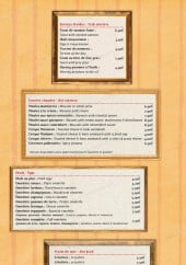 Menu Le Débarcadère - Les entrées froides et chaudes, œufs, fruits de mer, salades 