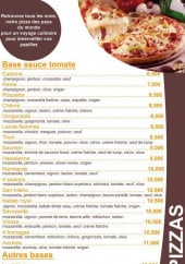 Menu San Xpress - Les pizzas