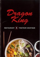 Menu Dragon King - Carte et menu printemps Dragon King Chalons en Champagne