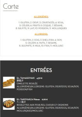 Menu Genki - Les entrées