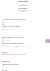 Menu Le Petit Pasteur - La formule à 35,9€
