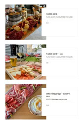 Menu Lmdv - Les planches