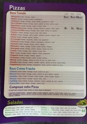 Menu Occo chicken - Les pizzas et salades