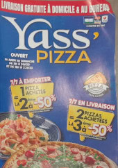 Menu Yass'pizza - Carte et menu Yass'pizza, Chalons en Champagne