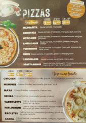 Menu Zerda - Les pizzas