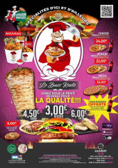 Menu Le Buzz Resto - Les menus