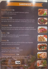 Menu ô délices du Liban - Les sandwichs