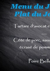 Menu L'Improviste - Menu du jour 