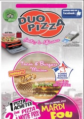 Menu Duo Pizza - Carte et menu Duo Pizza Sezanne