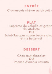 Menu Toutunplato. - Exemple de menu