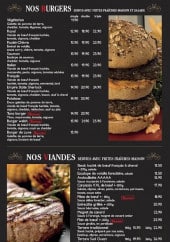 Menu The Sherlock - Burgers et viandes 