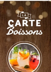 Menu Plaza - Carte des boissons 