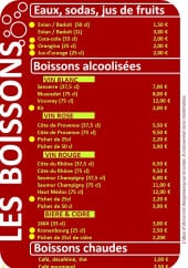 Menu Les Touch Gourmandes - Les boissons