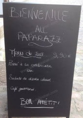 Menu Paparazzi - Un extrait du menu