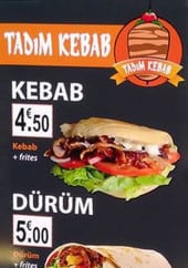 Menu Tadim Kebab - Les plats