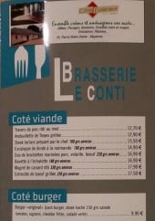 Menu Le Continental - Côté viande et burger