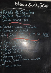 Menu Le Briccius - Exemple de menu