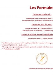 Menu AU 12 / 14 - Formules