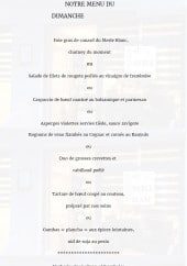 Menu Au Merle Blanc - Menu du jour