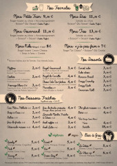 Menu Green Bagel Café - Les formules, desserts, boissons fraiches et bar à jus