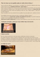 Menu La Gavotte - Les crêpes