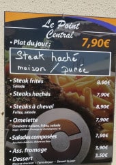 Menu Le Point Central - plat du jour