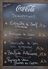 Menu Pause K'Fé - Les suggestions