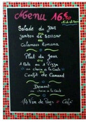 Menu La Ruota - Le menu du jour