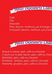 Menu Sur Le Pouce - Les petits déjeuners