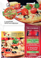 Menu Chrono Pizza - carte et menu Chrono PizzaPont A Mousson