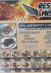 Menu Resto Miss - Les grillades