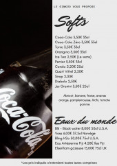 Menu Ginkgo - Les softs et eaux