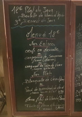 Menu La Fontaine - Menu à 18€ et plats