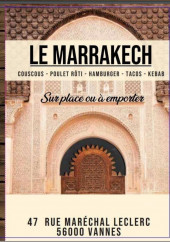 Menu Le Marrakech - Carte et menu Le Marrakech vannes