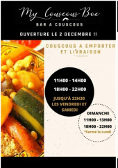 Menu My Couscous - Carte et menu My Couscous vannes