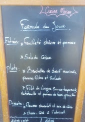 Menu Cafe Gamelle - Formule du jour 